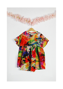SUKIENKA  COLORS PRINT