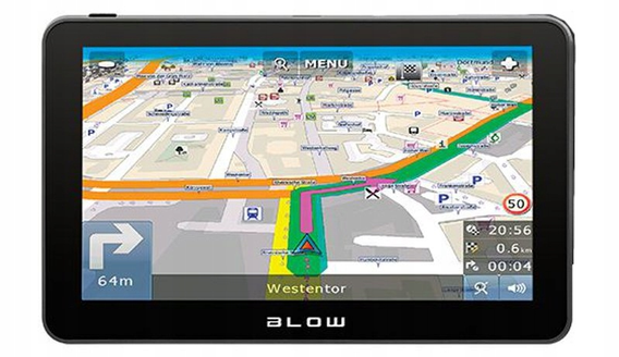 Blow Sirocco720 Europa Nawigacja GPS 7 odblokowana