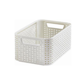 KOSZYK RATTAN STYLE S 6L kremowy