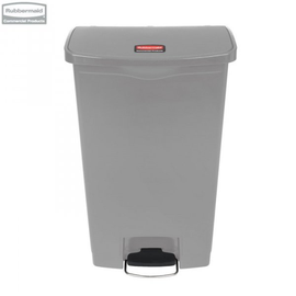 Kosz Slim Jim® Step-On 68L Resin Containers grey