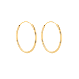 Kolczyki Hoop 20mm Złocone