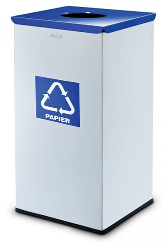 Kosz do segregacji odpadów EKO SQUARE 90L papier