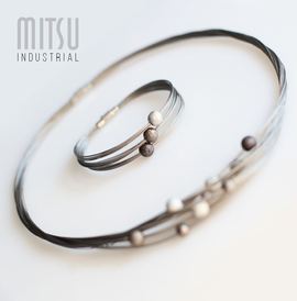 Komplet biżuterii INDUSTRIAL SILVER 12