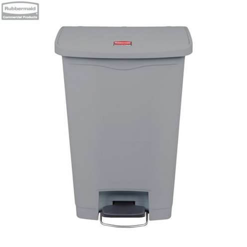 Kosz Slim Jim® Step-On 50L Resin Containers grey