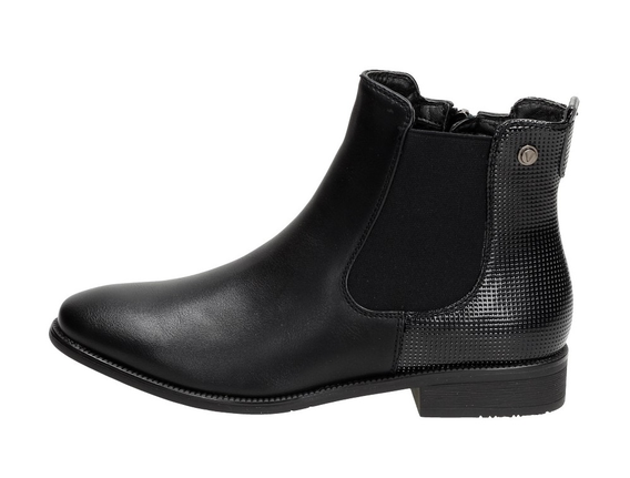 Czarne botki damskie sztyblety WISHOT BT988BK1