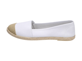Białe tenisówki damskie WISHOT 32-130 SLIP ON