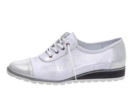 -30% Srebne półbuty POLSKIE buty DEONI B362