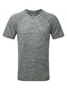 Ronhill Momentum S/S Tee | Grey koszulka do biegania