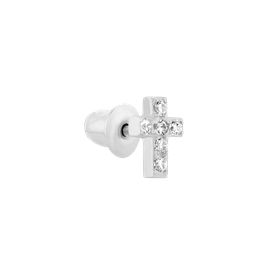 Kolczyk Mix and Match Cross Silver