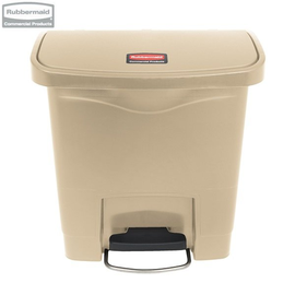 Kosz Slim Jim® Step-On 15L Resin Containers beige