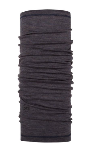 Buff® Lightweight Merino Wool Charcoal Grey Multi Stripes - chusta wielofunkcyjna z wełny merino 117819.905.10.00