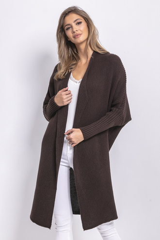 Sweter kardigan z mankietami fb762