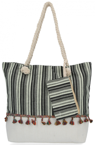 Modne Torebki Damskie Boho Style w rozmiarze XL Czarna (kolory)