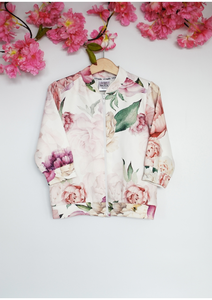 BOMBERKA WHITE ROSE PRINT