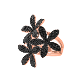 Pierścionek 3 Lilies Black Rose