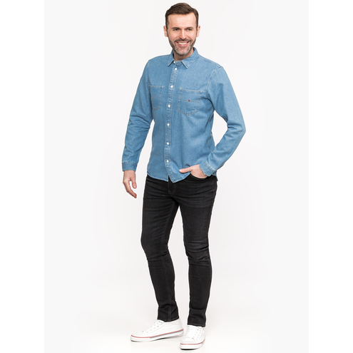 Tommy Jeans "Denim Pocket Shi" Indigo