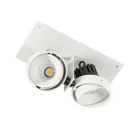Patrizio Double 4000K GL7118-2/2X12W 4000K WH+BL lampa do zabudowy