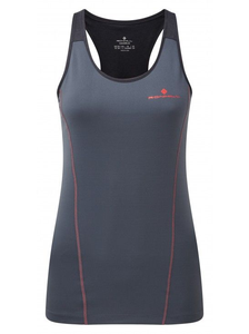 Ronhill Wmn’s Stride Tank | Grafit damska koszulka do biegania