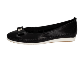Czarne baleriny, POLSKIE buty damskie NIK 300