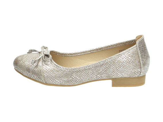Jasno szare baleriny buty damskie J.STAR J0021