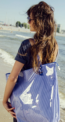 Torba MANA MANA Shopper Neon Marine