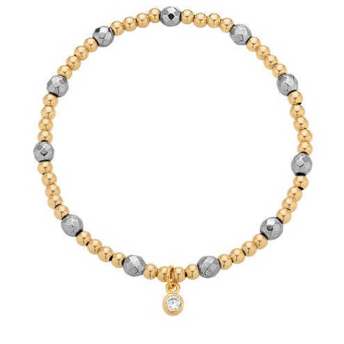 Bransoletka Jump Hematyt 4mm