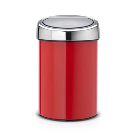 Kosz TOUCH BIN  3L Passion Red / Brilliant Steel