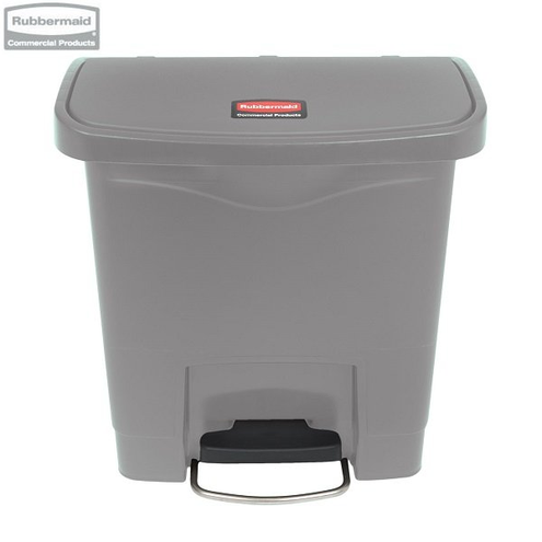 Kosz Slim Jim® Step-On 15L Resin Containers grey