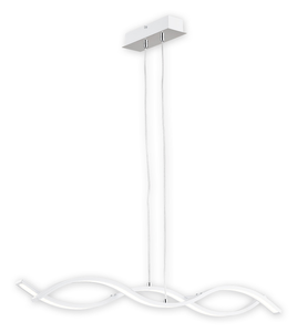Linea LED listwa 2 pł. biały + chrom