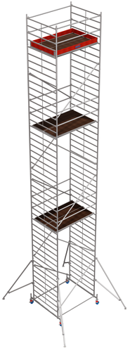 Rusztowanie aluminiowe jezdne KRAUSE Stabilo 50 (2,00 x 1,50m) - 13,40m 735300