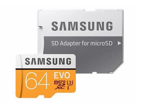 Samsung Evo 64GB - karta pamięci - MB-MP64GA zapis 60MB/s odczyt 100MB/s - microSDXC - dostępne od ręki