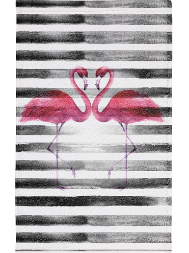 Ręcznik plażowy PINK FLAMINGO