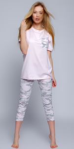 Piżama damska MILITARY T-shirt+legginsy