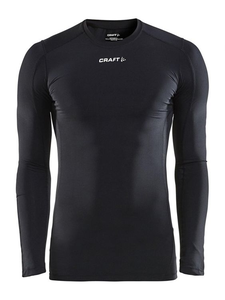 Craft Pro Control Compression Tee | CZARNE- męska bluza biegania z właściwościami kompresyjnymi 1906856-999000