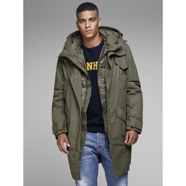 Jack & Jones "Jorsiberian Survival Parka" Forest Night