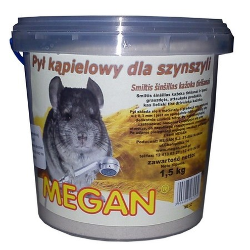 Megan Pył kąpielowy dla szynszyli 1L