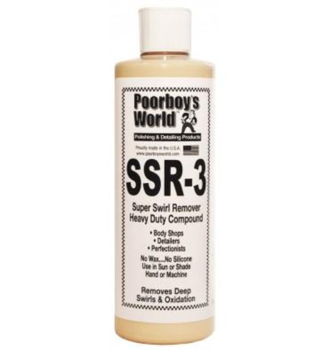 Poorboy's World SSR 3 Heavy Duty Compound 473ml