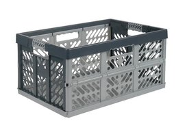 Kosz składany Profi-Klappbox 45L srebrny