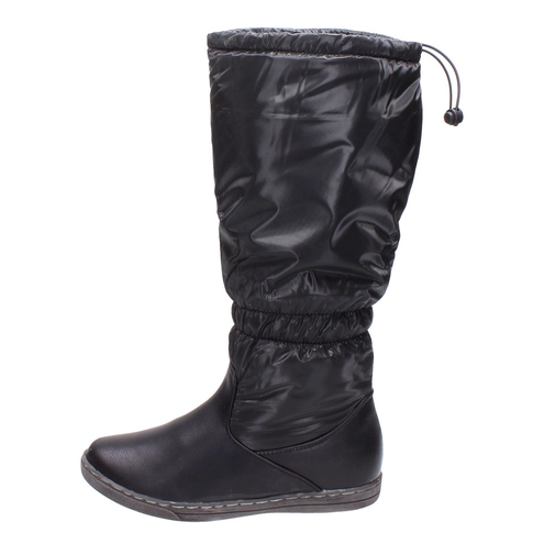 Czarne śniegowce damskie NEW AGE HX11-003
