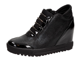 Czarne sneakersy damskie, botki FILIPPO DBT008