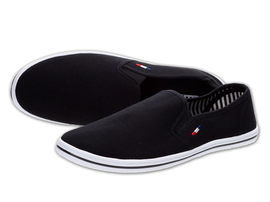 -40% Tenisówki trampki SLIP ON WISHOT 066 BK