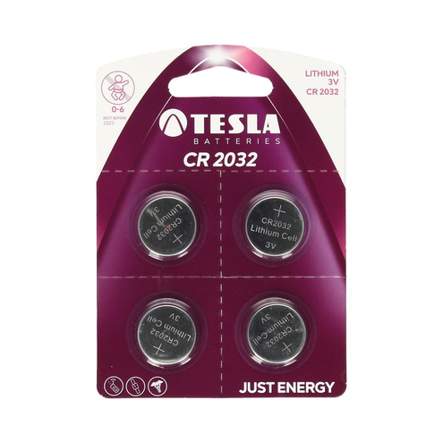 TESLA BATERIE CR2032 BLISTER 4sztuki
