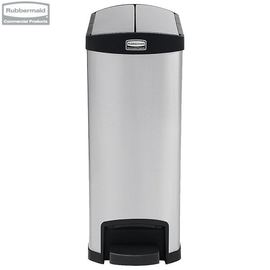 Kosz Slim Jim® Step-On 50L Metal stainless steel End Step Style / black