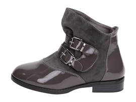 Szare botki, buty dziecięce VINCEZA 2544