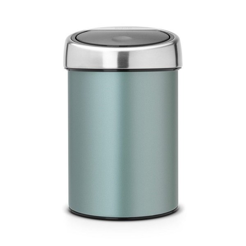 Kosz TOUCH BIN  3L Metallic Mint / Matt Steel