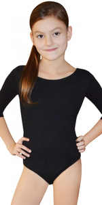 BODYSUIT GIRLS ¾ SLEEVE LEOTARD