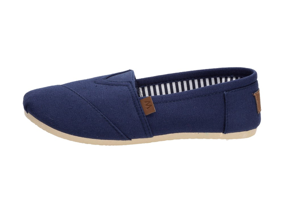 Granatowe tenisówki damskie WISHOT 064 SLIP ON