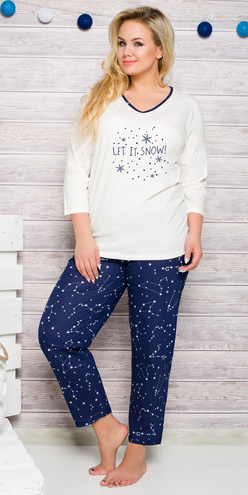 Piżama damska 293 LENA PLUS SIZE AW/17