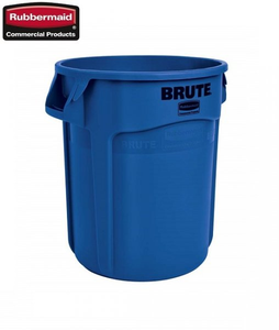 Kontener okrągły z kanałami BRUTE® 75,7L Blue
