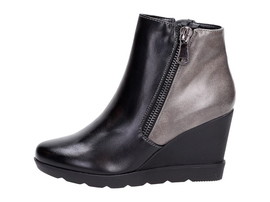 Wygodne szare botki VINCEZA 8318 KOTURNY
